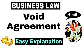 Video 53  Void Agreement  Business Law by Sunil Adhikari [upl. by Simmonds]