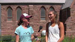 Yngvild Kaspersen Post2019 Pikes Peak Marathon Interview [upl. by Yelsa]