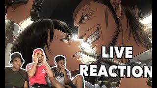 LIVAI VS KENNY  SHINGEKI NO KYOJIN S03 EP02  LIVE REACTION FR [upl. by Chariot423]