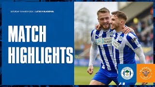 Match Highlights  Latics 1 Blackpool 0 [upl. by Hsitirb]