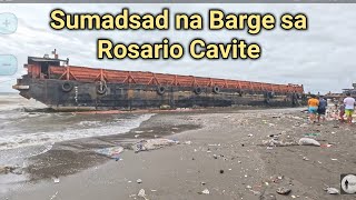 Barge Carrier Sumadsad sa Wawa 2 Rosario Cavite  Day 2  HD [upl. by Anitnahs]