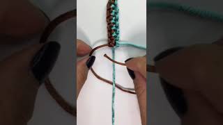 Pulsera de Hilo MACRAMÉ 6 [upl. by Ortrude]