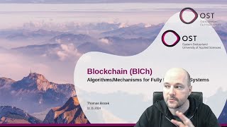 Blockchain Lecture  AlgorithmsMechanisms for Fully Distributed Systems [upl. by Navac]