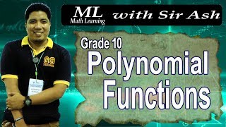 Polynomial Functions Grade 10 lesson in TAGALOG [upl. by Anitrebla]