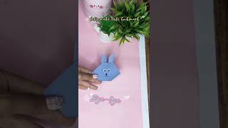 DIY Bookmark 🦊shorts youtubeshorts craft cute bookmark [upl. by Erialcyram319]