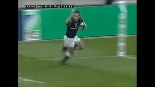 Dan Luger finishes good England try vs Fiji 1999 [upl. by Kirsteni932]