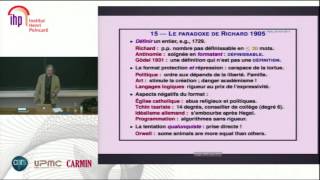 9  Lectures  JeanYves Girard 23 Questce quune question  le format [upl. by Ahsir331]