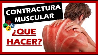 CONTRACTURA muscular en ESPALDA Y CUELLO ¿Que hacer [upl. by Dallas]