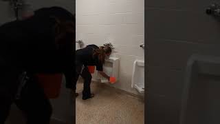 Restroom Cleaning Process  Sodexo FWCS Microfiber Program [upl. by Namara154]