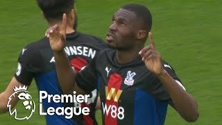 Christian Benteke gives Crystal Palace early lead v Blades  Premier League  NBC Sports [upl. by Nostets]