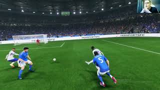 Italië  Frankrijk My reactions and comments gameplay EA Sports FC 25 [upl. by Ynafets53]