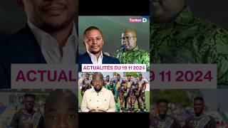 Informations du 19 11 2024 tontondtv kinshasa congo congolais felixtshisekedi kin [upl. by Mancino]