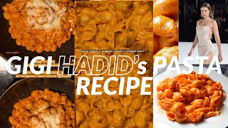 Testing Gigi Hadids Quarantine Pasta Recipe  anisacakesandbakes [upl. by Tirma633]