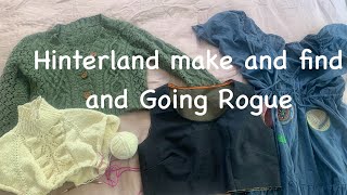 Sewing and Finding a Hinterland Dress and where you can buy one and Going Rogue on my Knitting WIP [upl. by Eelanej350]