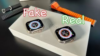 Latest Apple Watch Ultra Vs Fake  2023 [upl. by Sulamith664]