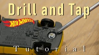 How to drill and tap  unrivet Hot wheels Matchbox diecast   very easy and fast [upl. by Anirok]