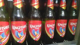 Kingfisher Strong Beer 650ml price 135Alcohol5to8West bangal India 2024 [upl. by Sansen]