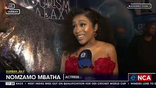 2023 Durban July  Nomzamo Mbatha [upl. by Freudberg]