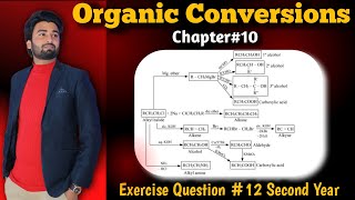 Organic Conversions Class 12  Chapter 10 Question  12  Chemistry Conversion conversion lecture 1 [upl. by Lienahs]