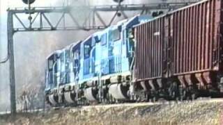 Conrail coaltrain with the best helpers I ever heard [upl. by Nevag]