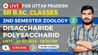 Disaccharide amp Polysaccharide  Zoology 2nd Semester  Sumit Rana Sir [upl. by Nam223]