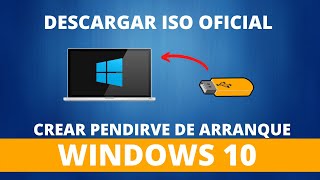 DESCARGAR Windows 10 ORIGINAL y Crear USB Booteable  64 y 32 Bits [upl. by Ahselaf]