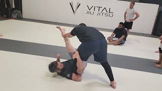 Outside Heel Hook Defense to Back Step Pass [upl. by Leile734]