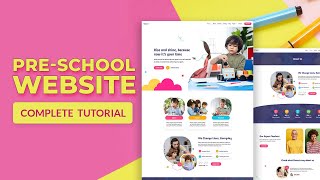 Build a ProLevel Kindergarten amp School Website in WordPress amp Elementor  🚀 StepbyStep Tutorial [upl. by Yssirhc]