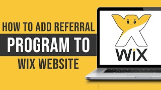 How To Add Referral Program To Wix Website Tutorial [upl. by Maller519]