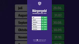 Auszahlungstermine 2024  JULI [upl. by Hock241]