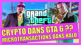 GTA 6 POURRAIT UTILISER DES CRYPTO COMME MONNAIE  NOUVELLES MICROTRANSACTIONS DANS HALLO MCC [upl. by Anoyek]