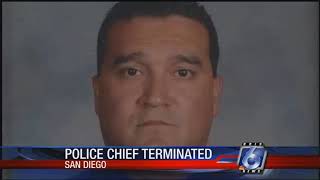 San Diego police chief fired [upl. by Merriman]