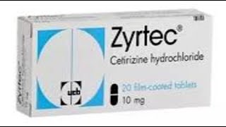 زيرتك 10 اقراص شراب نقط للحساسية Zyrtec Drug [upl. by Sergeant499]