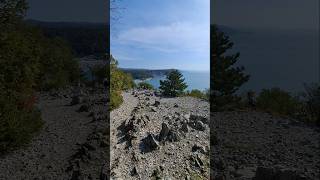 BEAUTIFUL VIEWS FROM RILKE TRAIL 👣 ITALY 🇮🇹 SISTIANA PORT nature sea shorts [upl. by Ivanah]