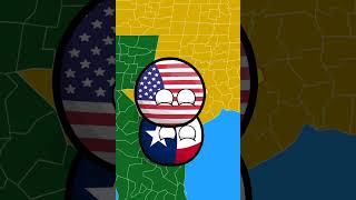 la historia del expansionismo estadounidense humor de paises countryballs humor estadosunidos [upl. by Anawik]