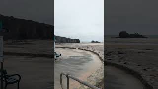 Perranporth November 21st freezing 🌬️🌬️🙏🙏🌬️🌬️But the beach looks beautiful In all weathers🙏🌬️🙏🌬️ [upl. by Semyaj]