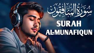 Surah Al Munafiqun Heart Touching Voice  Official Video  Qari Saad Qamar سورۃ المنافقون [upl. by Ashelman974]