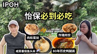 怡保美食20 EP1 美罗逾80年历史鸭腿面  超开胃咸菜番茄石斑鱼头米  权记48年老字号蛋挞  极乐洞之钟乳石奇景  Ipoh Top Food amp Sightseeing [upl. by Toll]