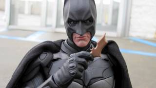 The Dark Knight Hot Toys 16 Scale Batman Figure [upl. by Anital648]