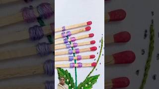 Flower making embroidery embroidey art shorts greensreen [upl. by Anivla]