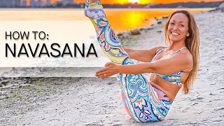 How to Do Navasana — Yoga Drills Challenge Pose Tutorial — Day 6 [upl. by Edison1]