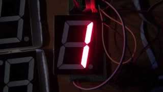 Extra Large 7segment display [upl. by Yeta]