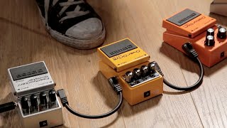 MusicRadar Basics overdrive distortion boost and fuzz pedals guitar explained [upl. by Aronas]