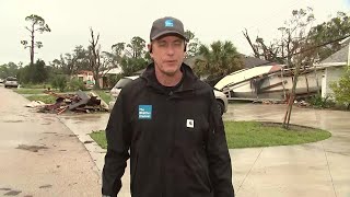 Florida residents survey Hurricane Milton damage begin to clean up [upl. by Gabriela]