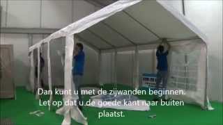 4x8m PVC feestent koopeenpartytentnl [upl. by Sew]