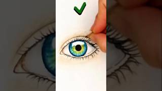 Realistic Eye Drawing [upl. by Natloz]