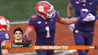 Clemson RB Will Shipley vs Georgia Tech [upl. by Albarran]