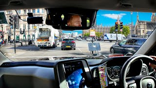 1 HOUR DRIVE WITH ME  4K Relaxing London Taxi POV [upl. by Kepner972]