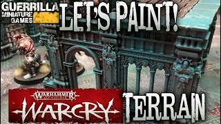 Lets Paint  Age of Sigmar WARCRY Scenery [upl. by Trauts]