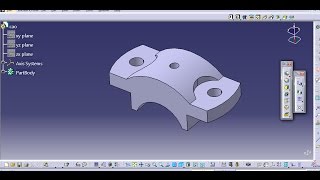 PLUMMER BLOCK PARTS PART 2 CATIA V5 [upl. by Stacie]